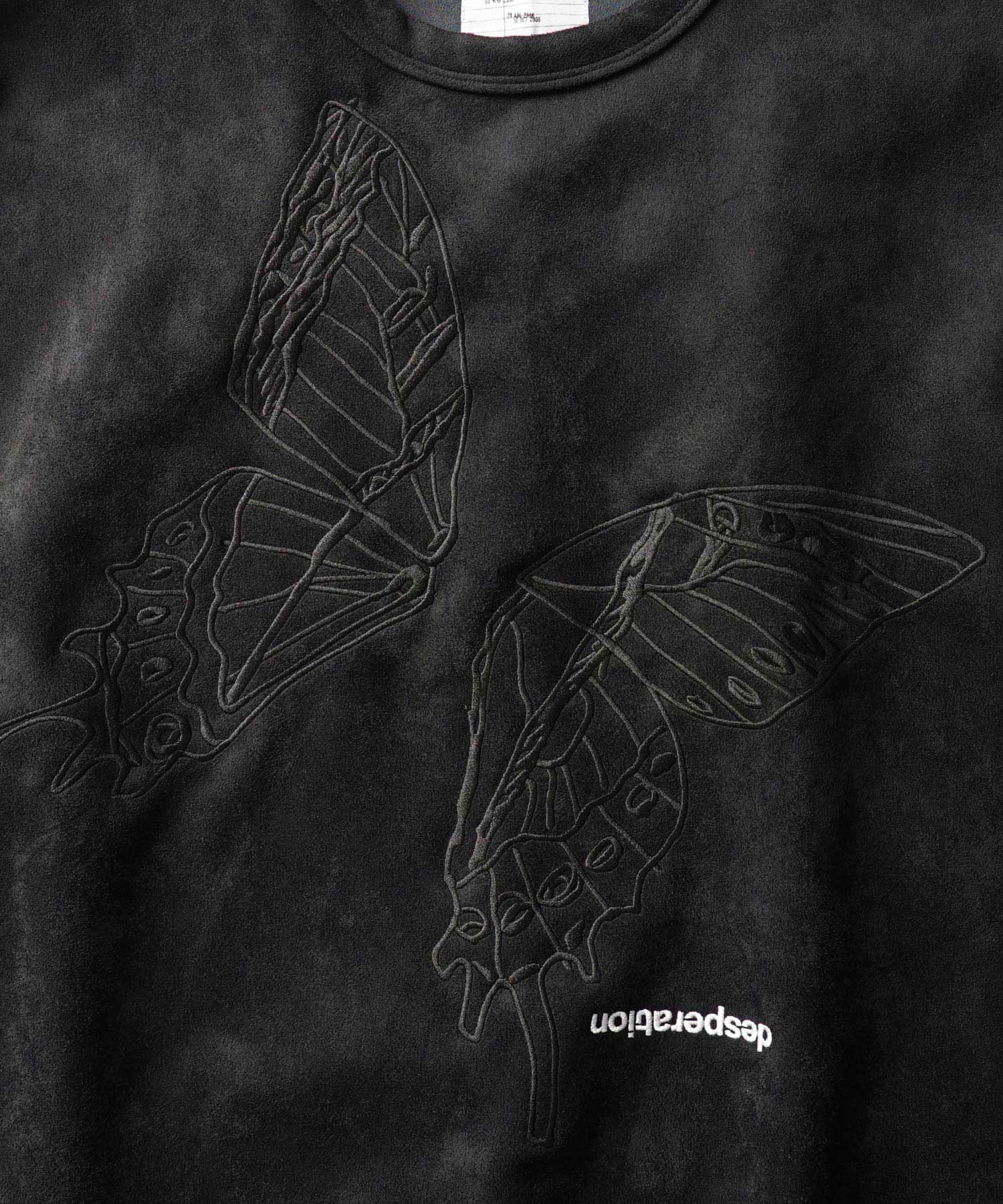 "BUTTERFLY" MICRO SUEDE SWEAT